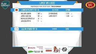 Lower Plenty 1st XI v Lalor Stars 1st XI [upl. by Roana]