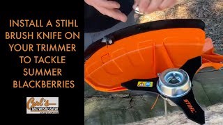 Transform Your Trimmer with the STIHL Blade Installation Kit [upl. by Ailahs412]