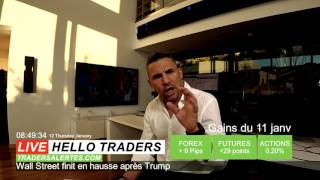 Emission Hello Traders du 12 Janvier 17 [upl. by Anerok]