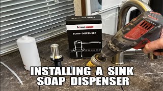 How to Install a Sink Soap Dispenser [upl. by Arua528]