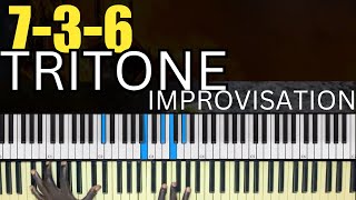 Tritone 736 on F amp C gospelpiano lesson [upl. by Nyrahtak]