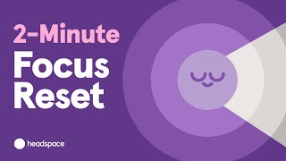 Free 2Minute Quick Focus Reset Meditation Regain Focus to Work Study or Get Tasks Done [upl. by Hunger]