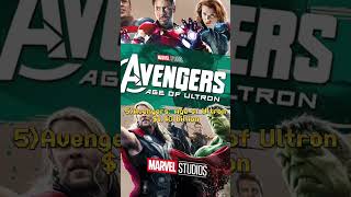 Top 10 Highest Grossing Marvel Movies of all Time shorts top10 marvel marvelstudios facts [upl. by Purdum]