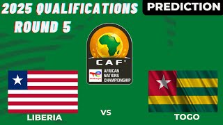 Liberia vs Togo CAF Africa Nations Cup 2025 Qualifiers Match Preview Prediction [upl. by Rysler]