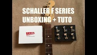 Schaller F Series Locking Tuners  Unboxing  Tuto Yann Stratosound [upl. by Yesmar]