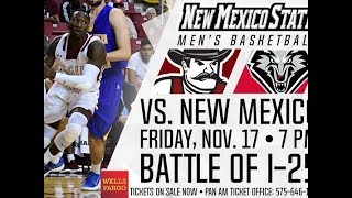 NMSU vs UNM Basketball 2017 [upl. by Windy]