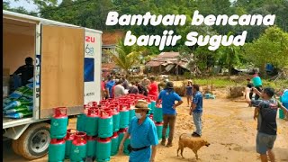 Charity bantuan kepada mangsa banjir Kg Sugud Penampang  November 2021 [upl. by Dovev]