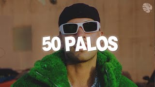 Feid  50 Palos Letra [upl. by Atinrehs]