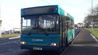 Journey on Route X16  NK05GWF1767  Arriva Northumbria Dennis Dart SLFDennis MPD [upl. by Heti]