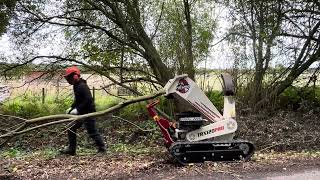 Foxwood chippers new tracked chipper TRX120 PRO [upl. by Parke]