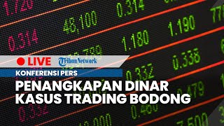 🔴LIVE Konferensi Pers Penangkapan Dinar Wahyu Saptian Dyfrig Kasus Penipuan Nasabah Trading [upl. by Yxor]