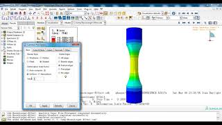 Bauschinger Effect Simulation in ABAQUS [upl. by Amme786]