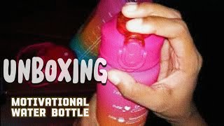 Unboxing motivational water bottle  3in1  2000ml  1000ml  500ml unboxing waterbottle viral [upl. by Tnelc]