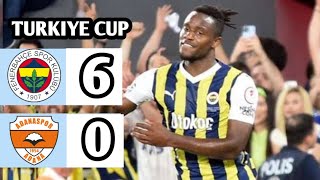 Fenerbahce vs Adanaspor 60 Turkiye Cup Round of 5 2024 Breaking News [upl. by Gentes]