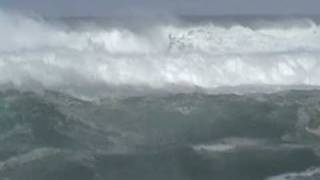 Paddling out in MONSTER Waimea surf [upl. by Hplodur]