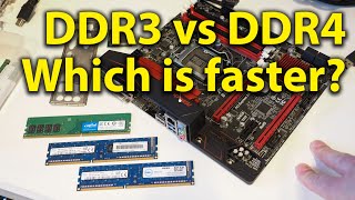 DDR3 vs DDR4  RAM SPEED WHICH IS Faster True Apples to Apples Comparison [upl. by Powder]