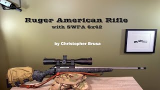 A tour of a cost effective Hunting Rifle  Ruger American Rifle in 22250 amp SWFA Super Sniper 6x42mm [upl. by Hnilym]