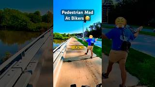 Pedestrian Mad at Bikers 🤣 [upl. by Ysied]