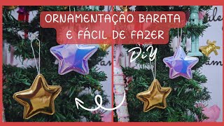 Ornamentação de Natal rápida DIY [upl. by Fransen]