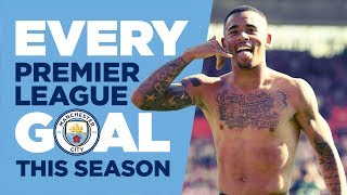 EVERY PREMIER LEAGUE GOAL  Man City  201718 Season [upl. by Aip]