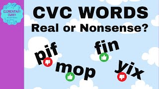 Interactive CVC Word Practice Real or Nonsense Words 2 [upl. by Okechuku]