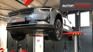 AUTOPSTENHOH Masterlift 235 Saa lifting Volvo Polestar [upl. by Dunson]