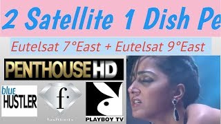 How To Use 1 Lnb In 2 Satellite  9° East 7° East  Hot Channels  Secret Channels  Official Video [upl. by Autry]