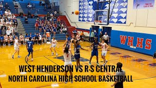 West Henderson vs RS Central High School Basketball December 14 2022 North Carolina basketball [upl. by Ebocaj]