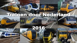 Treinen door Nederland in 2016 [upl. by Ramoh198]