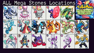 All Mega Stones Locations Guide in Pokemon Inclement Emerald [upl. by Ecallaw923]