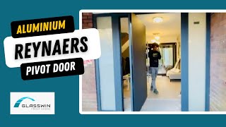 Glasswin Aluminium Front Doors Reynaers Pivot Door Manchester [upl. by Adnawot136]