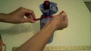 How to Make a Wine Bottle Cover [upl. by Destinee]