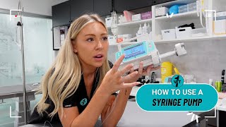 How to use a Veterinary Syringe Pump [upl. by Ynnol]