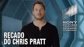 Passageiros  Recado do Chris Pratt CCXP 2016  5 de janeiro nos cinemas [upl. by Vashtee]