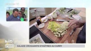 RECETTE  Salade croquante dhuîtres au curry [upl. by Gussi]