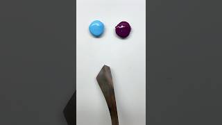 Picton Blue  Mardi Gras  Guess Final Color colormixing satisfying asmr art [upl. by Adnohr67]