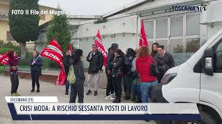 20241106 DICOMANO FI  CRISI MODA A RISCHIO SESSANTA POSTI DI LAVORO [upl. by Cybill561]