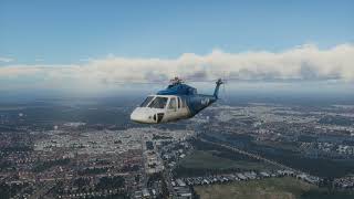 XPLANE 12 DEFAULT HELI FLIGHT TEST IN REAL WEATHER COPENHAGEN RIGSHOSPITALET  MALMO EKRH  ESMS [upl. by Anehta]