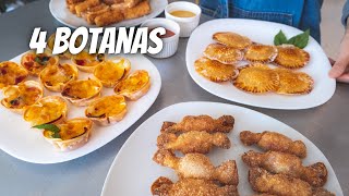 4 Bocadillos en Menos de UNA HORAㅣReceta Botanas Super Facil [upl. by Satterlee]