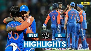 India Vs Sri Lanka Highlights 3rd T20 IND Beat SL In The Super Over Win The Series By 30 Cricket [upl. by Magdaia340]