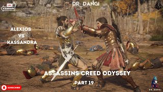 Assassins Creed Odyssey part 19  No Commentary  Alexios vs Kassandra [upl. by Yadnil]