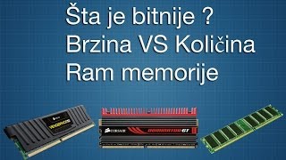 Brzina VS Količina Ram memorije [upl. by Lang]