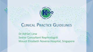 KDIGO Summit on Diabetes in CKD Plenary Presentation Clinical Practice Guidelines [upl. by Enilav]