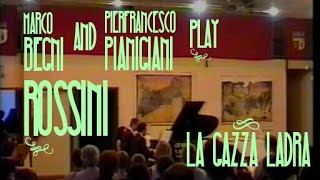 G Rossini quotLa gazza ladraquot Ouverture piano 4 mani [upl. by Helfand26]