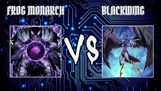 Icarus89Frog Monarch vs DankarmeddragonBlackwing  Yugioh Edison Format  Dueling Book [upl. by Nahtan]