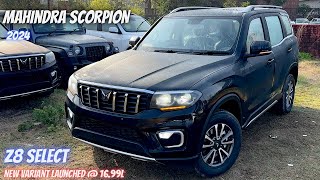 New Mahindra ScorpioN Z8 Select 2024 ❤️ New Variant Launched  1699L  New Midnight Black Colour [upl. by Enidaj]