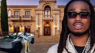 Quavo  The Rich Life  FORBES Net Worth 2024  Mansions Cars Chains amp more [upl. by Alleunam]