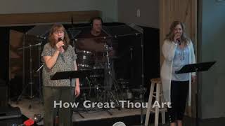 Ladner Baptist Church  How Great Thou Art  sung by Marlene Peters [upl. by Xeno]