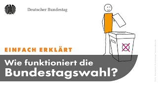 Einfach erklärt Wie funktioniert die Bundestagswahl [upl. by Carla627]