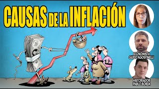 CAUSAS de la INFLACIÓN Economista e historiador responden [upl. by Tierell775]